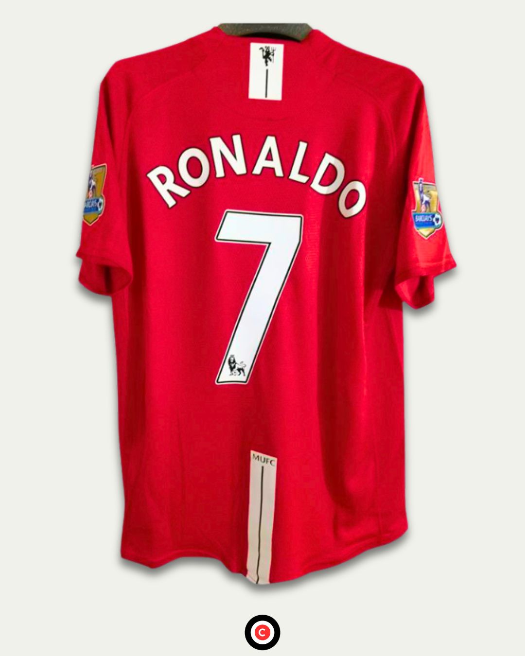 Manchester United 07/08 (Home Kit) - Premium from CatenaccioDesigns - Just €60.99! Shop now at CatenaccioDesigns
