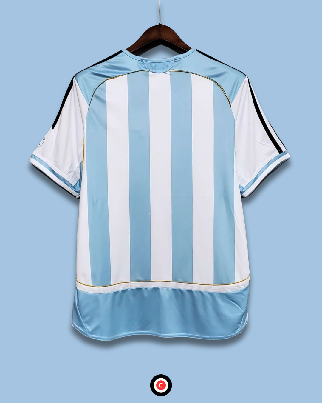 Argentina 2006 World Cup Kit (Home Kit) - Premium from CatenaccioDesigns - Just €60.99! Shop now at CatenaccioDesigns