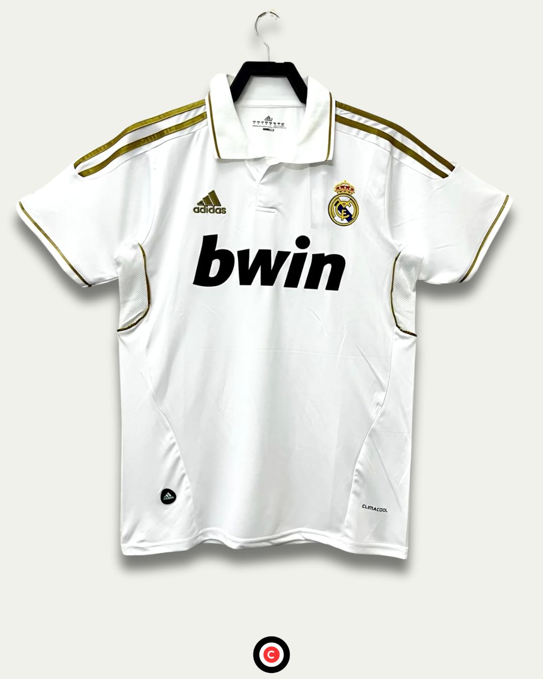 Real Madrid 11/12 Retro Home Kit - Premium from CatenaccioDesigns - Just €60.99! Shop now at CatenaccioDesigns