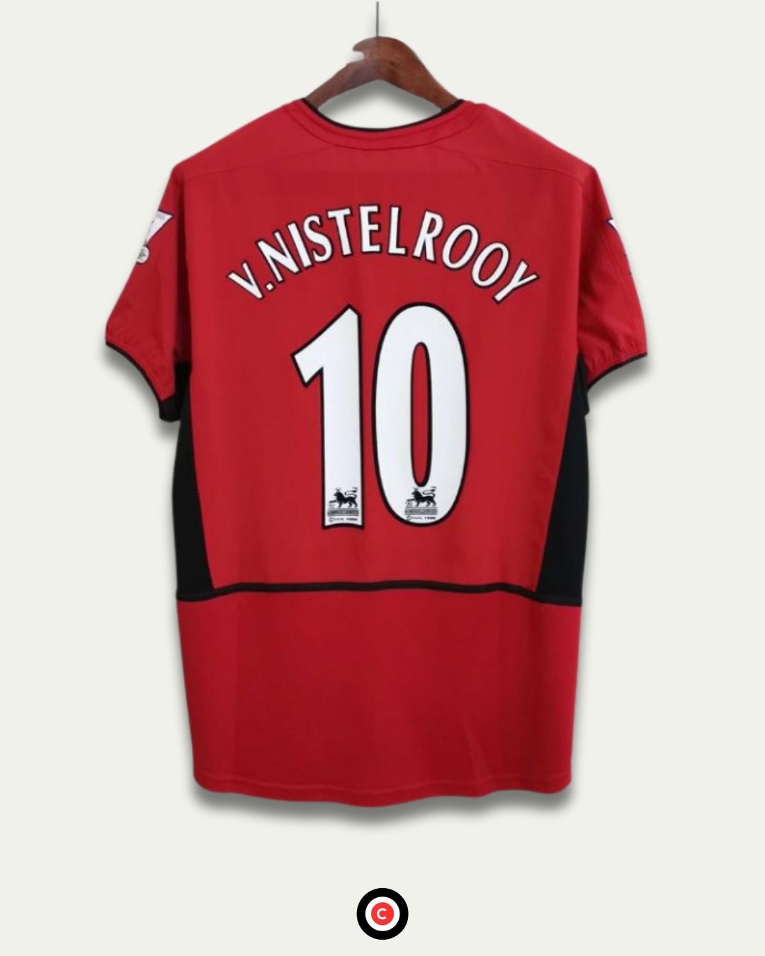 Manchester United 03/04 Retro Home Kit - Premium from CatenaccioDesigns - Just €60.99! Shop now at CatenaccioDesigns