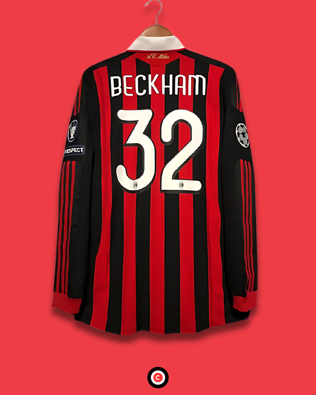 AC Milan 09/10 Retro Home Kit - Premium Sports collectibles from CatenaccioDesigns - Just €60.99! Shop now at CatenaccioDesigns