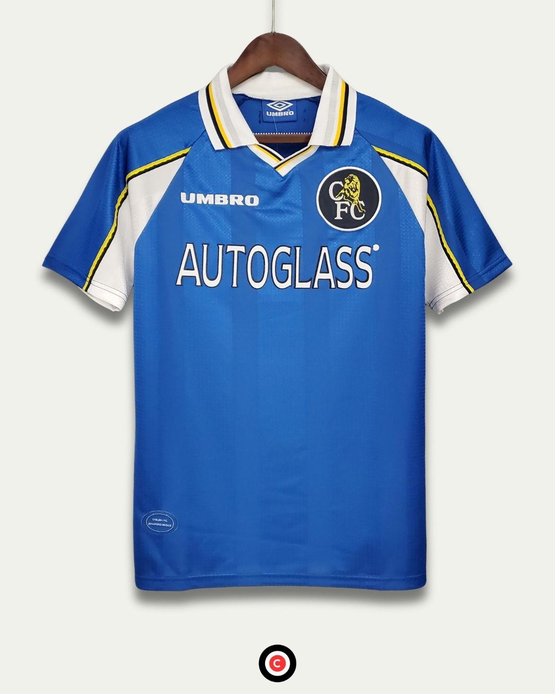 Chelsea 98/99 Retro Home Kit - Premium from CatenaccioDesigns - Just €60.99! Shop now at CatenaccioDesigns