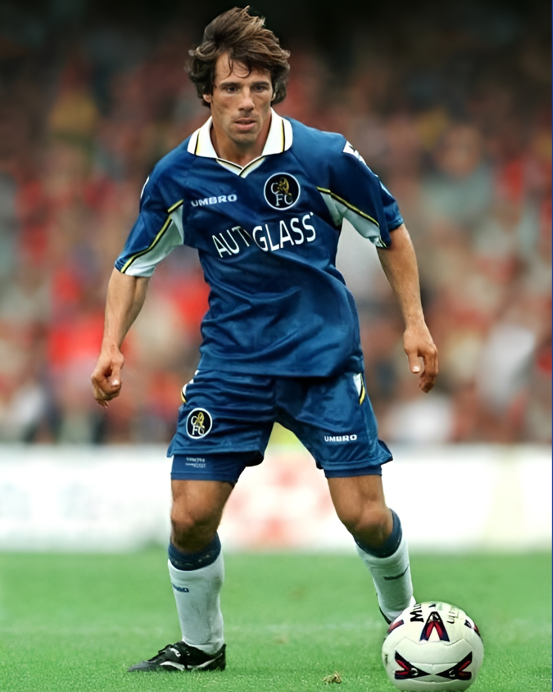 Chelsea 98/99 Retro Home Kit - Premium from CatenaccioDesigns - Just €60.99! Shop now at CatenaccioDesigns