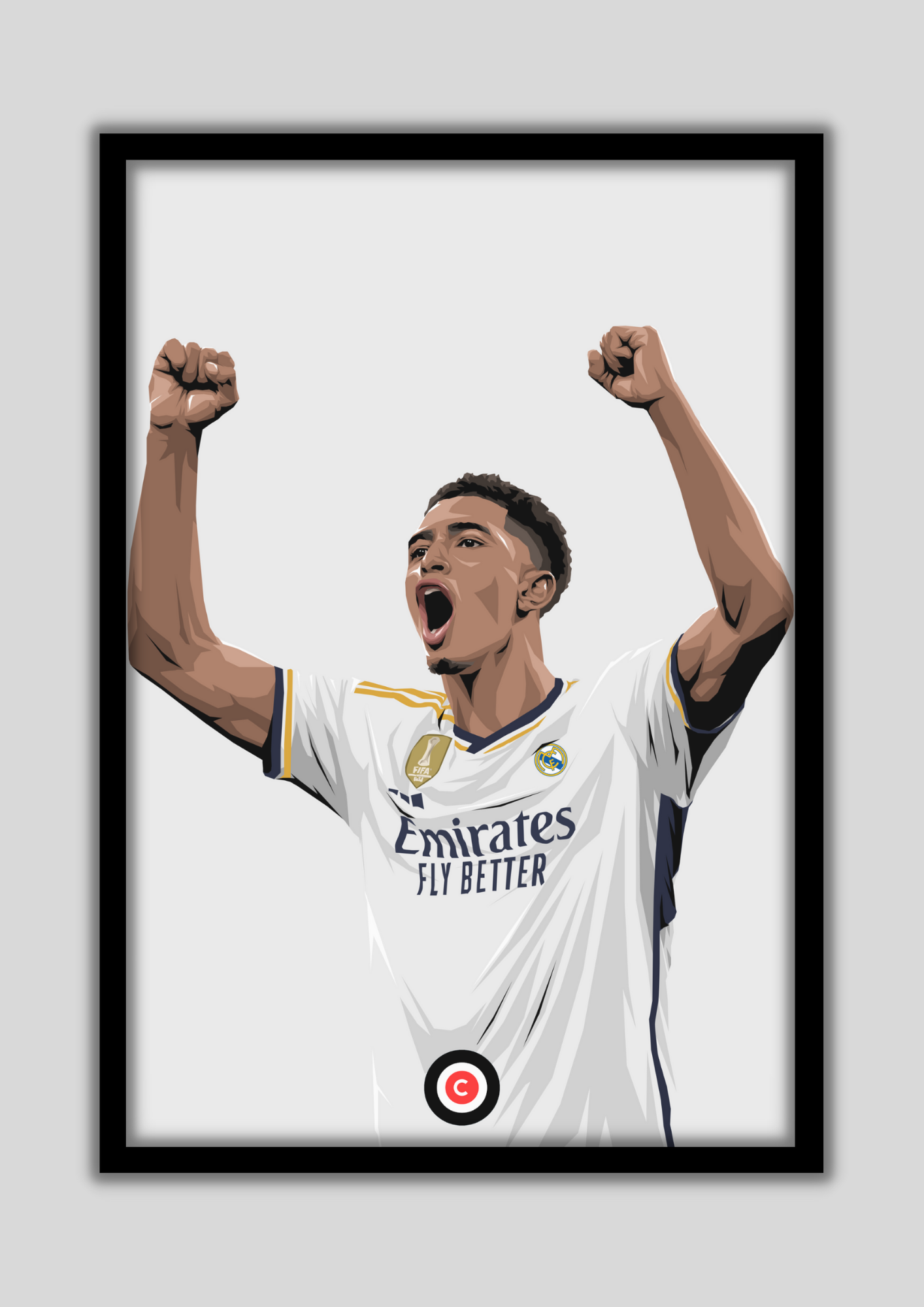Jude Bellingham Celebration- Real Madrid - Premium from CatenaccioDesigns - Just €14.50! Shop now at CatenaccioDesigns