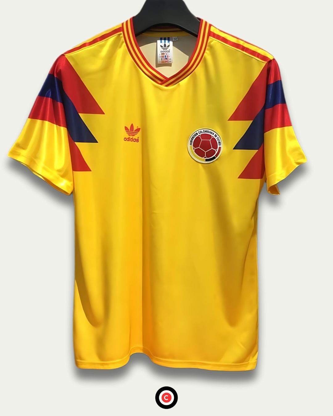 Colombia 1990 Retro Home Kit - Premium from CatenaccioDesigns - Just €60.99! Shop now at CatenaccioDesigns