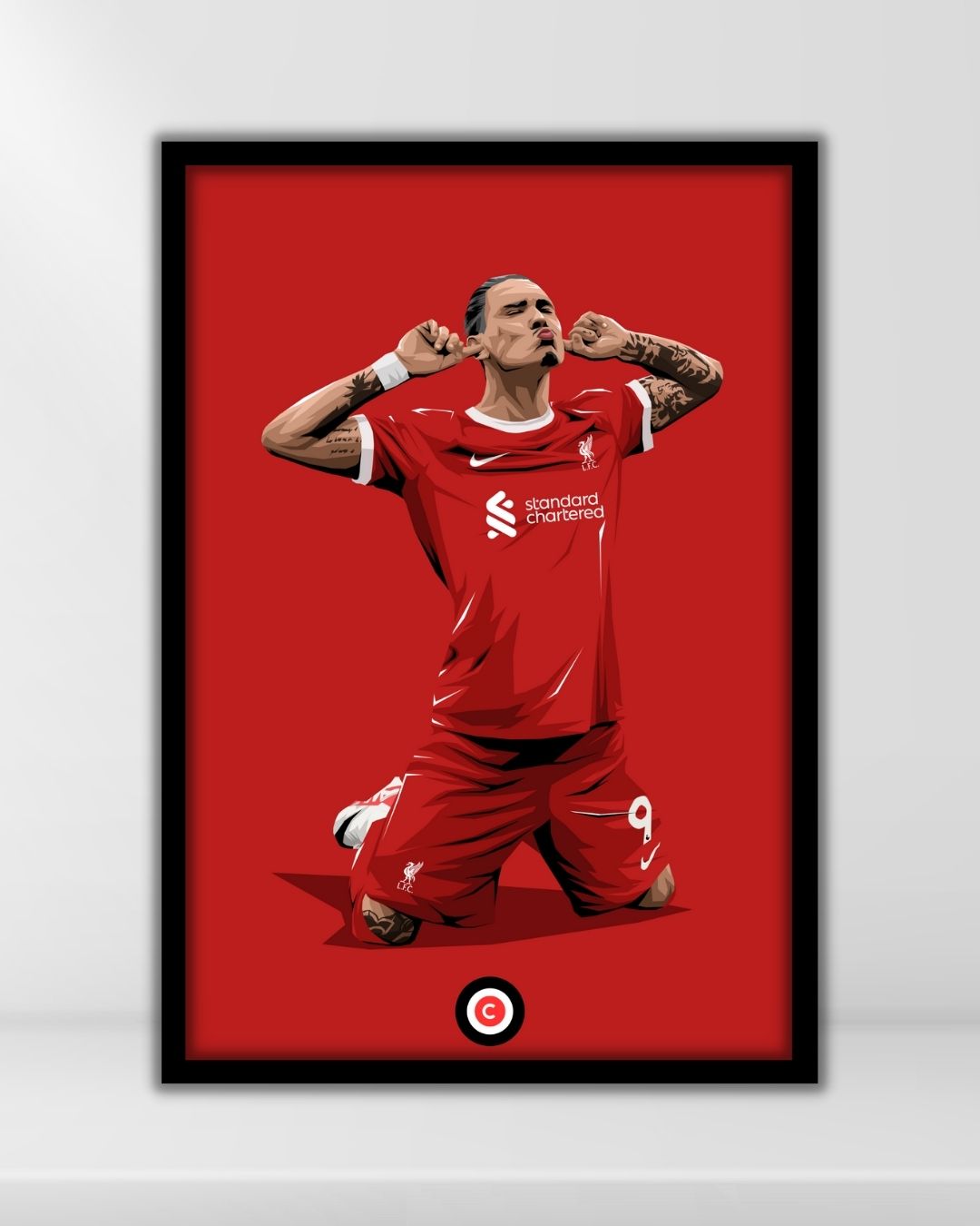 Nunez Celebration- Liverpool - Premium from CatenaccioDesigns - Just €14.50! Shop now at CatenaccioDesigns
