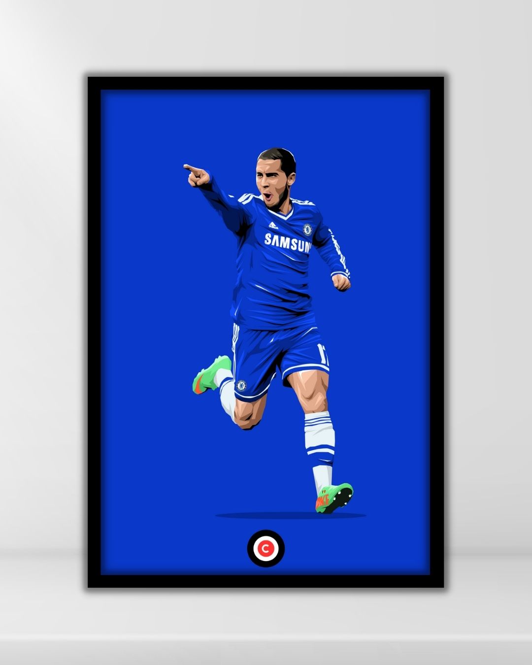 Eden Hazard celebration- Chelsea - Premium from CatenaccioDesigns - Just €14.50! Shop now at CatenaccioDesigns