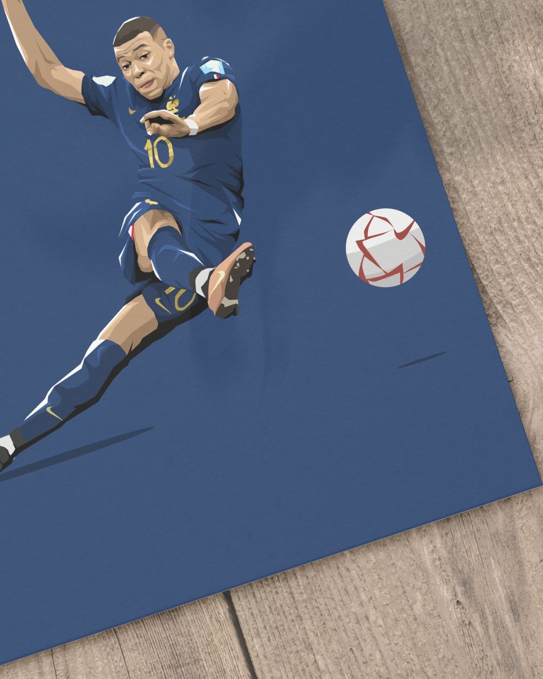 Kylian Mbappe World Cup 2022 Final Goal- France - Premium from CatenaccioDesigns - Just €14.50! Shop now at CatenaccioDesigns