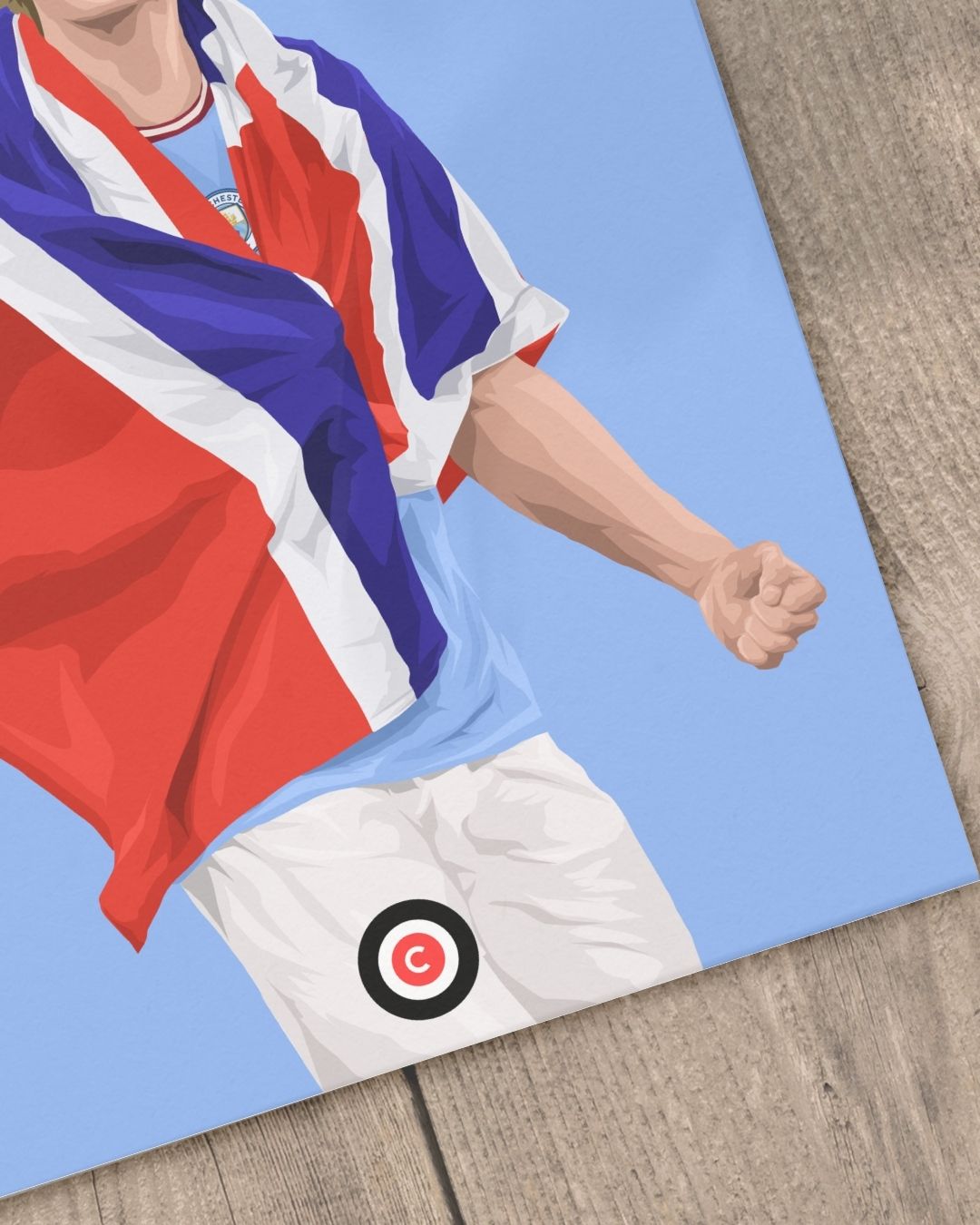 Erling Haaland- Nations Hero- Manchester City/Norway - Premium from CatenaccioDesigns - Just €14.50! Shop now at CatenaccioDesigns