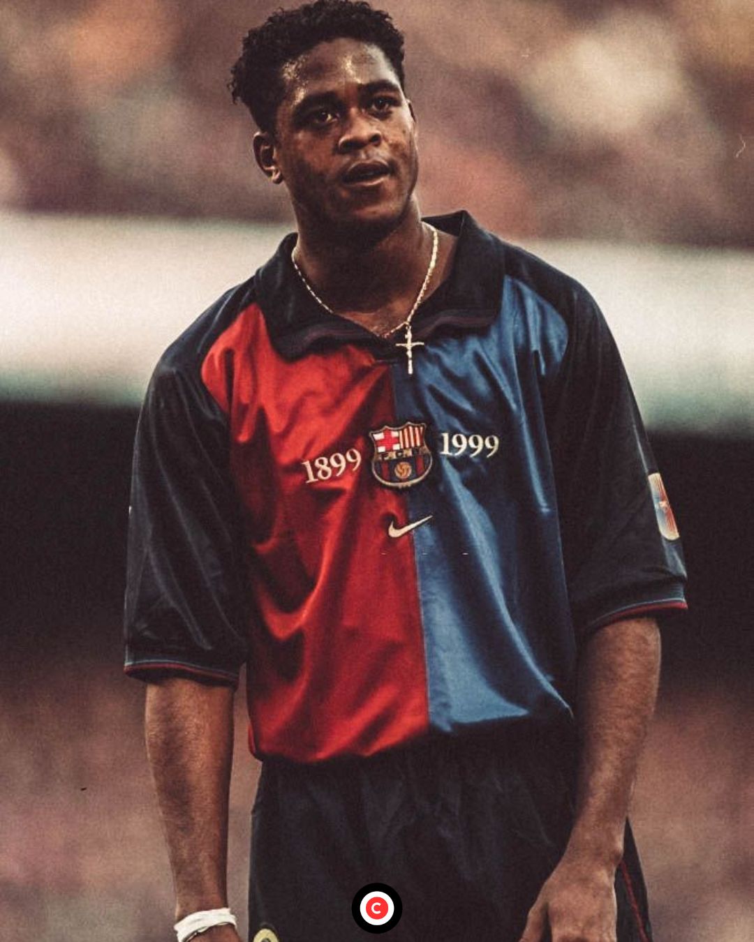 FC Barcelona 1999/2000 Home Kit - Premium from CatenaccioDesigns - Just €60.99! Shop now at CatenaccioDesigns