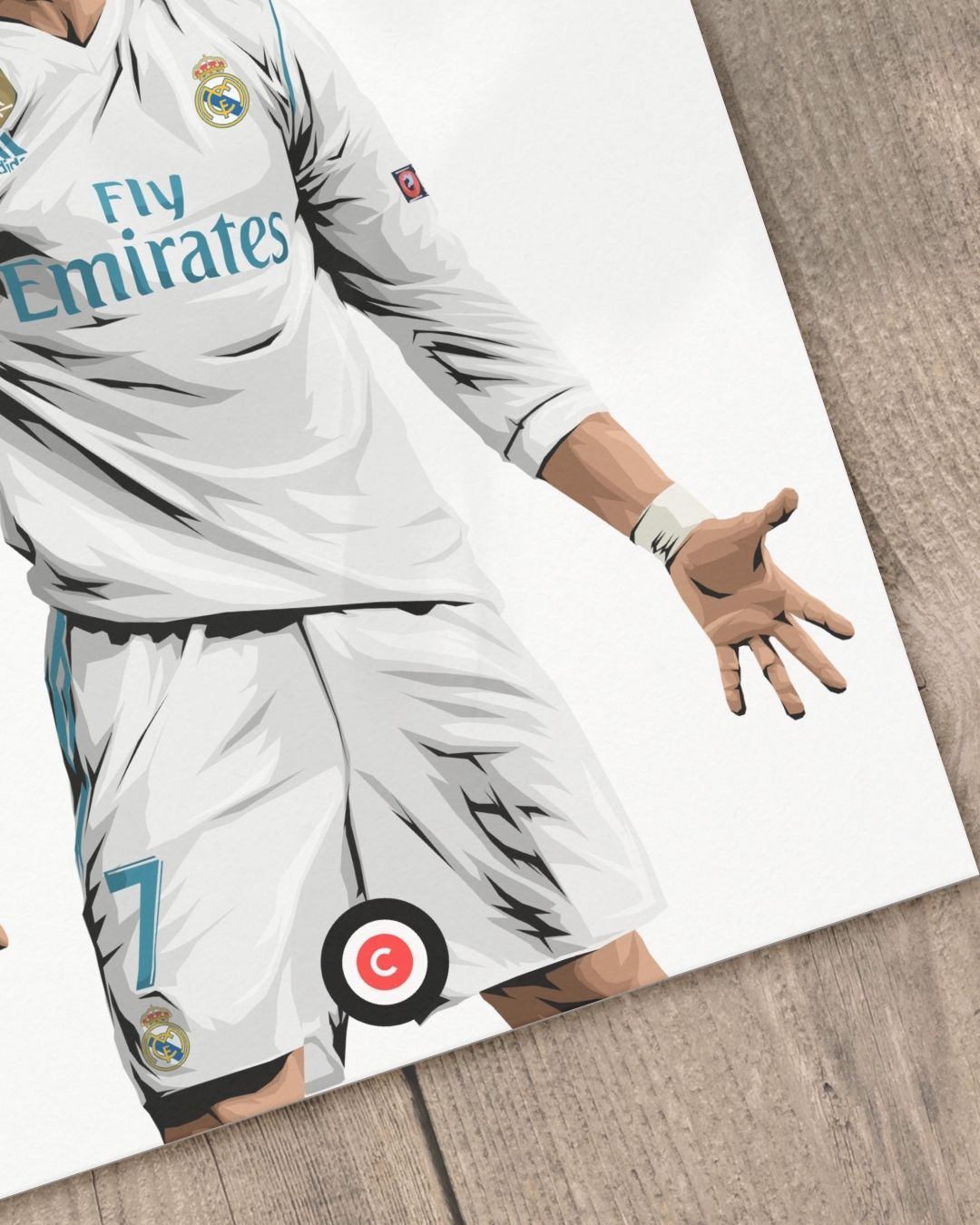 Cristiano Ronaldo Siuuu Celebration- Real Madrid - Premium from CatenaccioDesigns - Just €14.50! Shop now at CatenaccioDesigns
