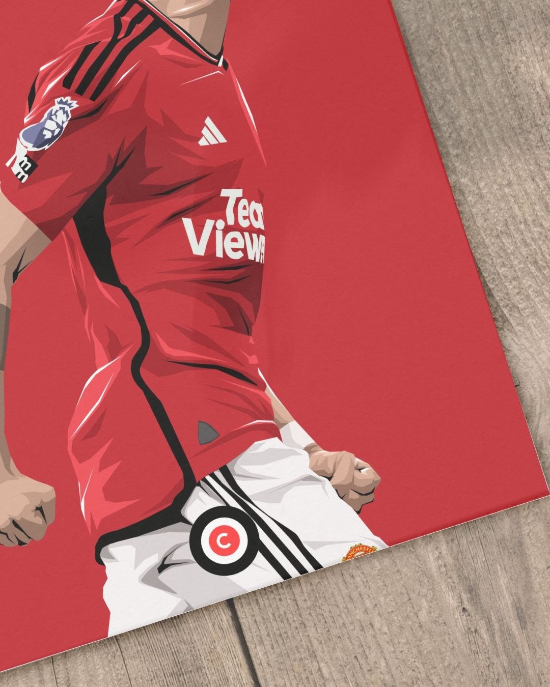 Bruno Fernandes Celebration- Manchester United - Premium from CatenaccioDesigns - Just €14.50! Shop now at CatenaccioDesigns