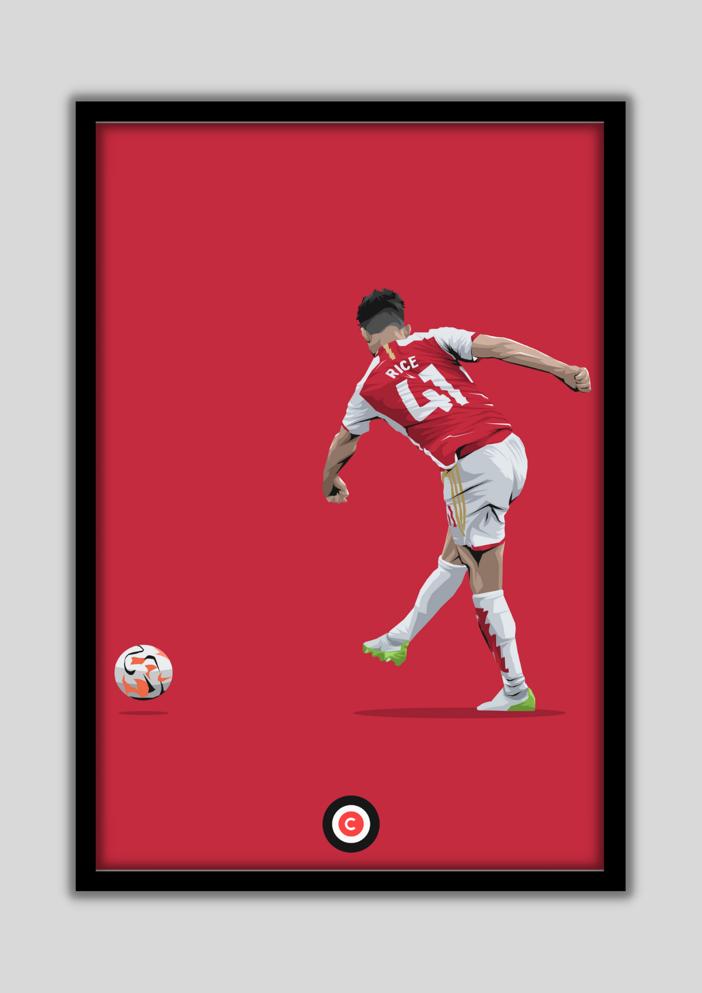 Declan Rice Last minute winner- Arsenal - Premium from CatenaccioDesigns - Just €14.50! Shop now at CatenaccioDesigns
