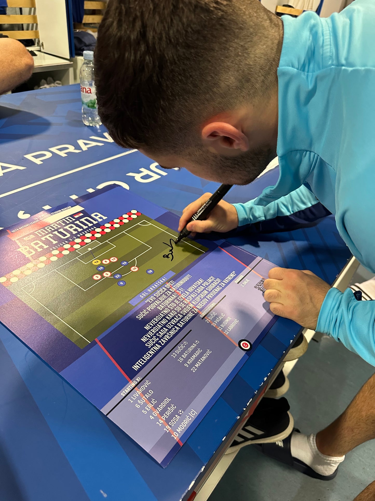 Martin Baturina SIGNED first goal for Croatia - Premium Sports collectibles from CatenaccioDesigns - Just €80! Shop now at CatenaccioDesigns