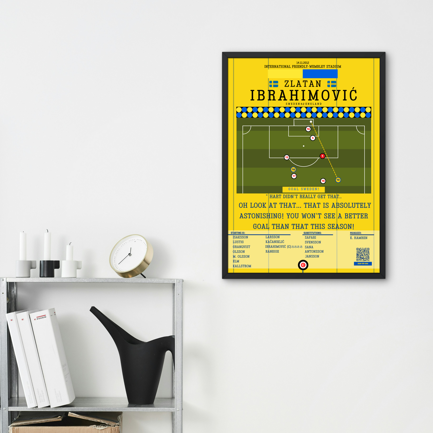 Ibrahimović stunning bicycle kick goal vs England- Friendly- Sweden - Premium from CatenaccioDesigns - Just €14.50! Shop now at CatenaccioDesigns