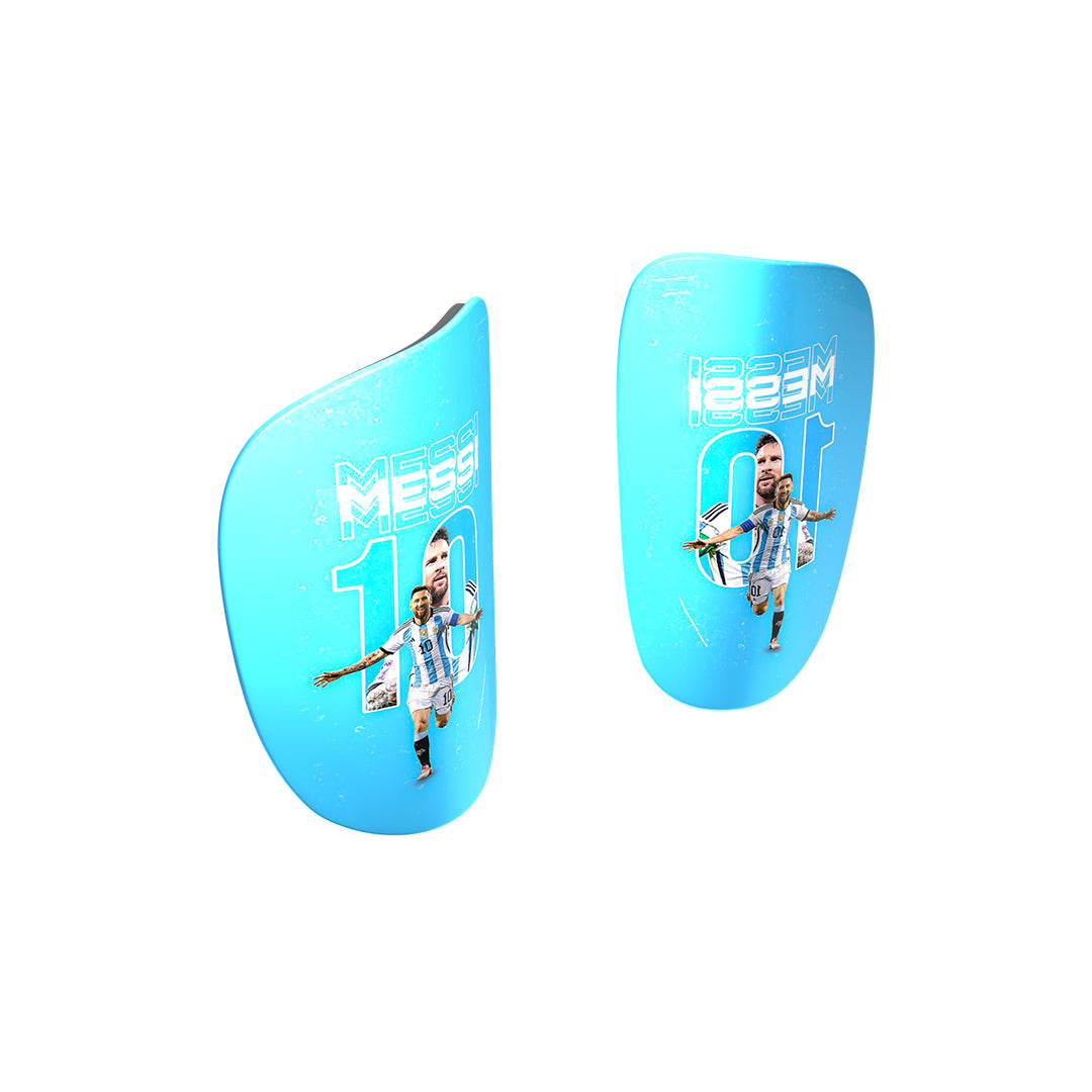 Carboprotect Lionel Messi Design Shinpads - Premium soccer shinguards from CarboProtect - Just €65! Shop now at CatenaccioDesigns