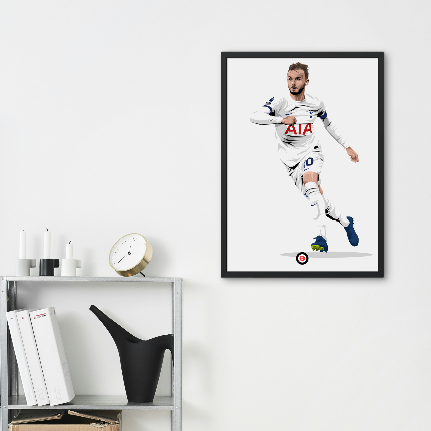 James Maddison playing for Tottenham - Premium Sports collectibles from CatenaccioDesigns - Just €14.50! Shop now at CatenaccioDesigns