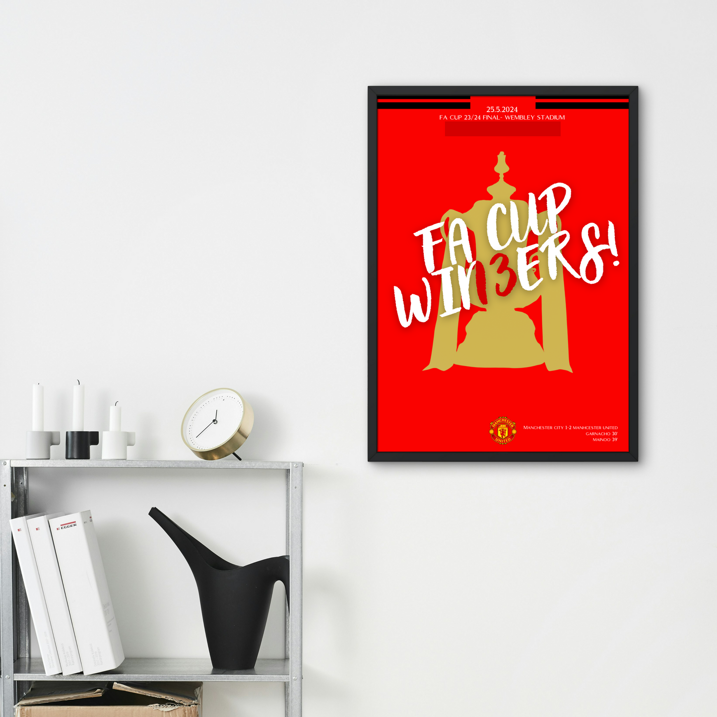 Manchester United "FA Cup Winners" special edition. - Premium from CatenaccioDesigns - Just €14.50! Shop now at CatenaccioDesigns