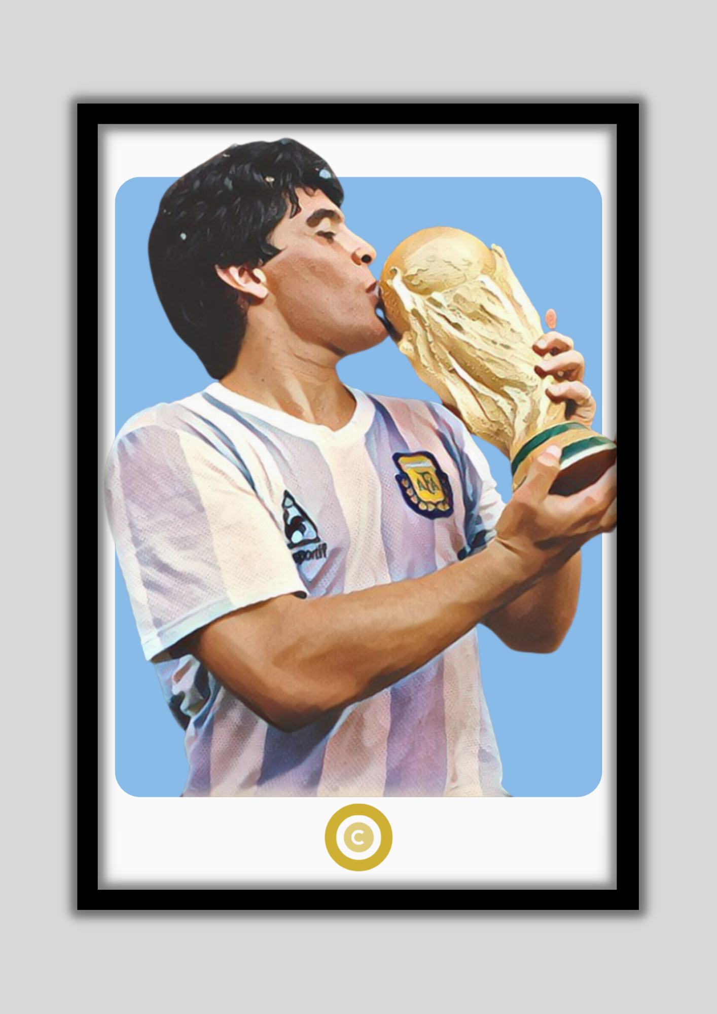 Diego Maradona Print- D10S - Premium from CatenaccioDesigns - Just €14.50! Shop now at CatenaccioDesigns