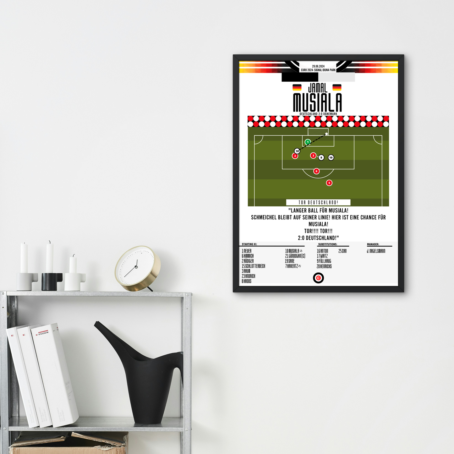 Musiala goal vs Denmark- Euro 2024 Round of 16- Germany - Premium from CatenaccioDesigns - Just €14.50! Shop now at CatenaccioDesigns
