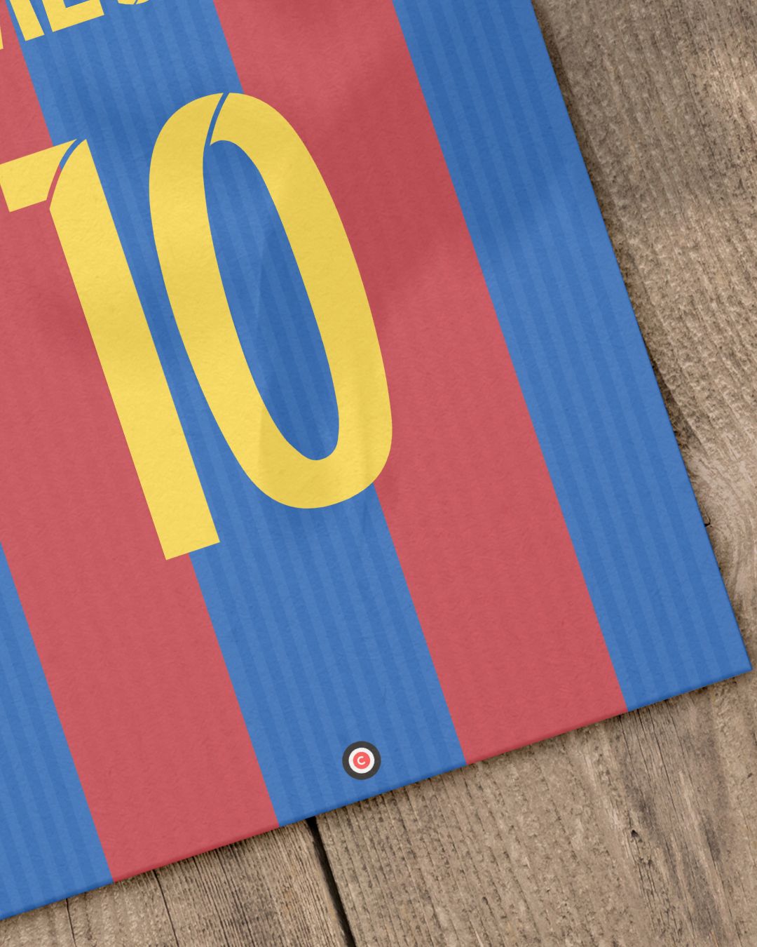 Leo Messi Barcelona Kit Poster - Premium Sports collectibles from CatenaccioDesigns - Just €14.50! Shop now at CatenaccioDesigns