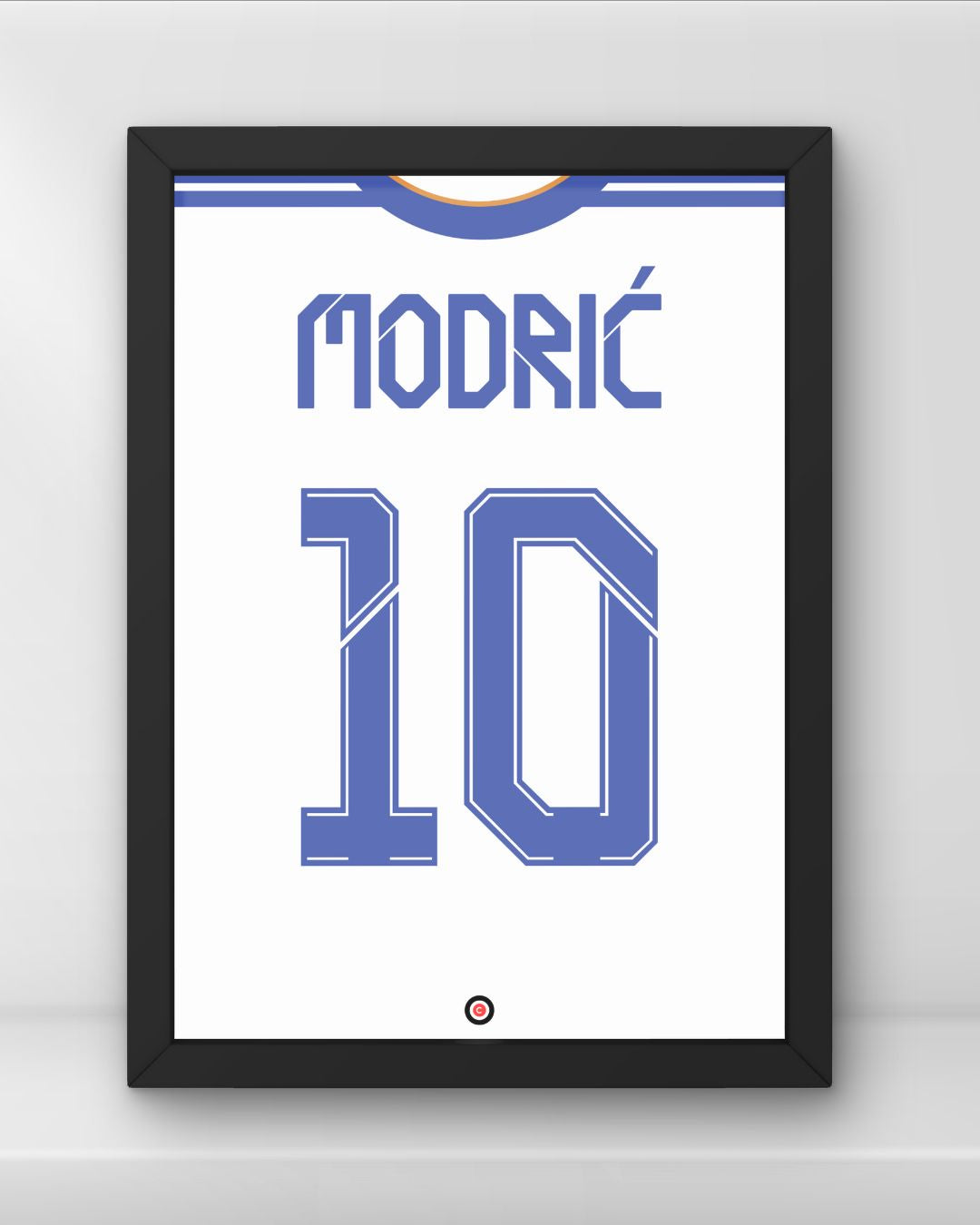 Luka Modrić Real Madrid 21/22 Kit Poster - Premium Sports collectibles from CatenaccioDesigns - Just €14.50! Shop now at CatenaccioDesigns