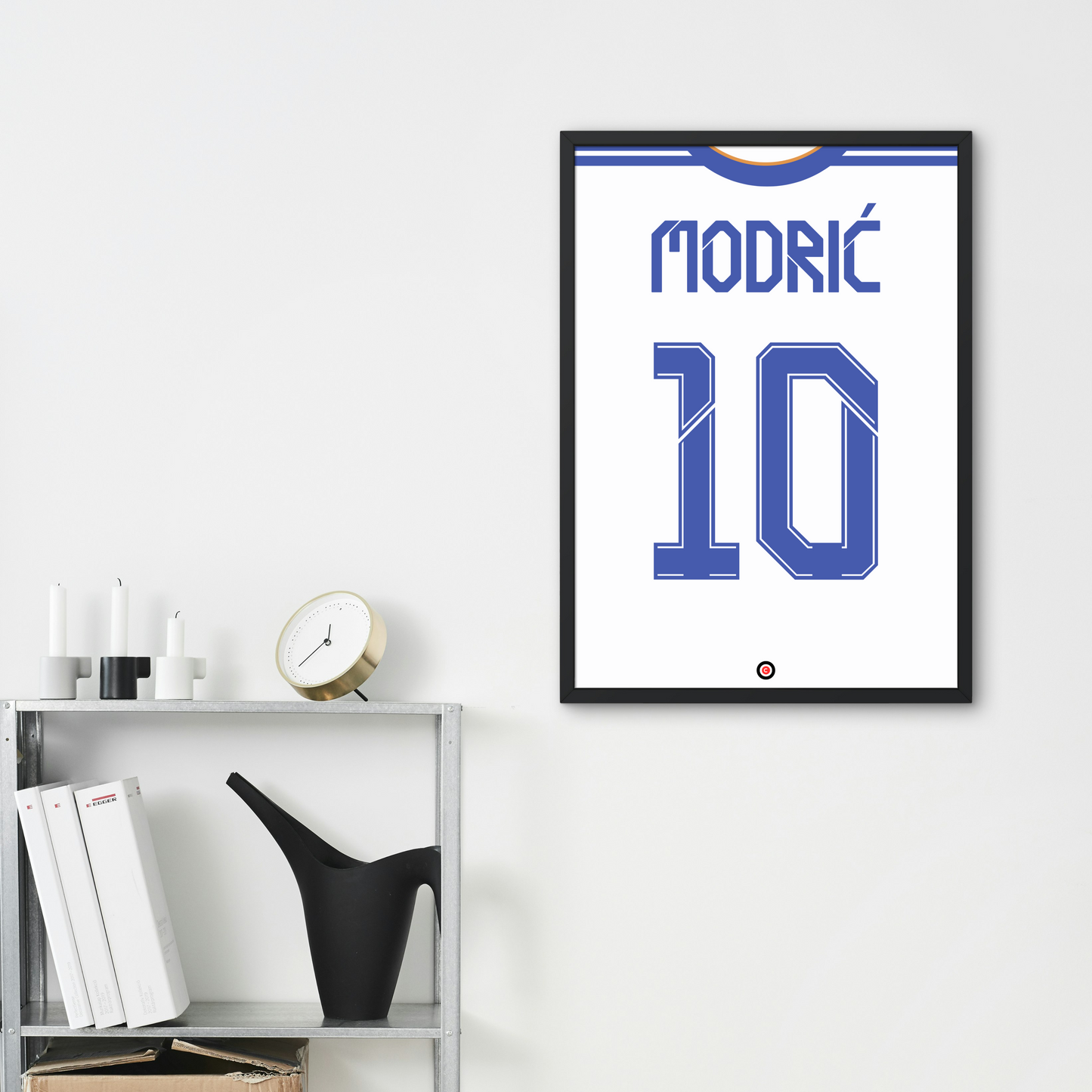 Luka Modrić Real Madrid 21/22 Kit Poster - Premium Sports collectibles from CatenaccioDesigns - Just €14.50! Shop now at CatenaccioDesigns