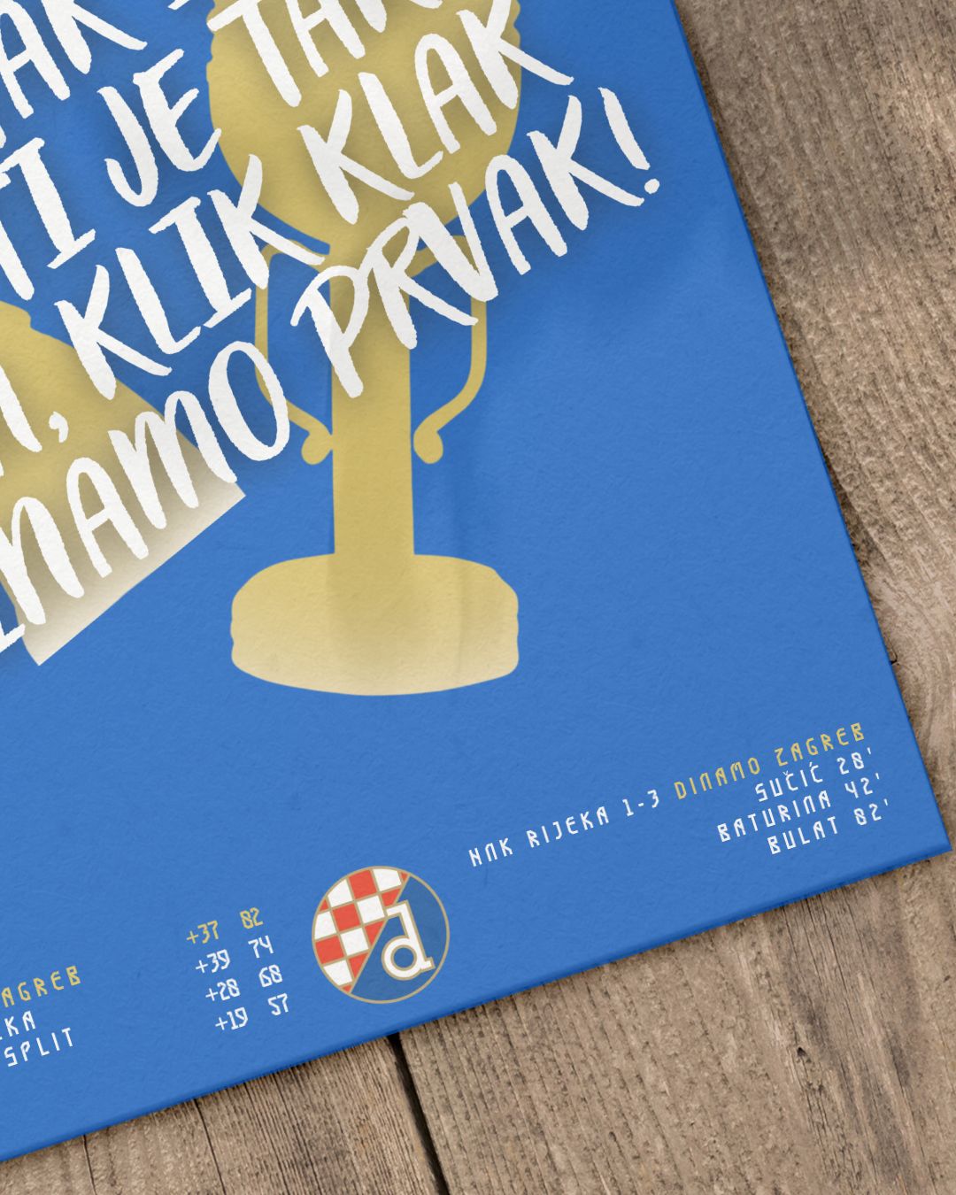 "To ti tak ide i to ti je tak.." Dinamo prvak 23/24 specijalna edicija - Premium Sports collectibles from CatenaccioDesigns - Just €14.50! Shop now at CatenaccioDesigns