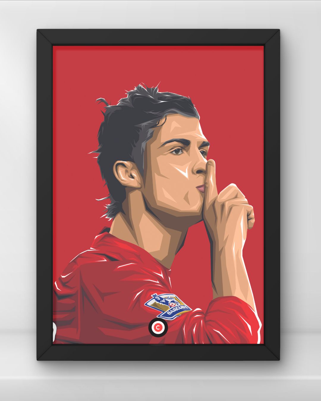 Cristiano Ronaldo celebration- Man United vs Portsmouth - Premium from CatenaccioDesigns - Just €14.50! Shop now at CatenaccioDesigns