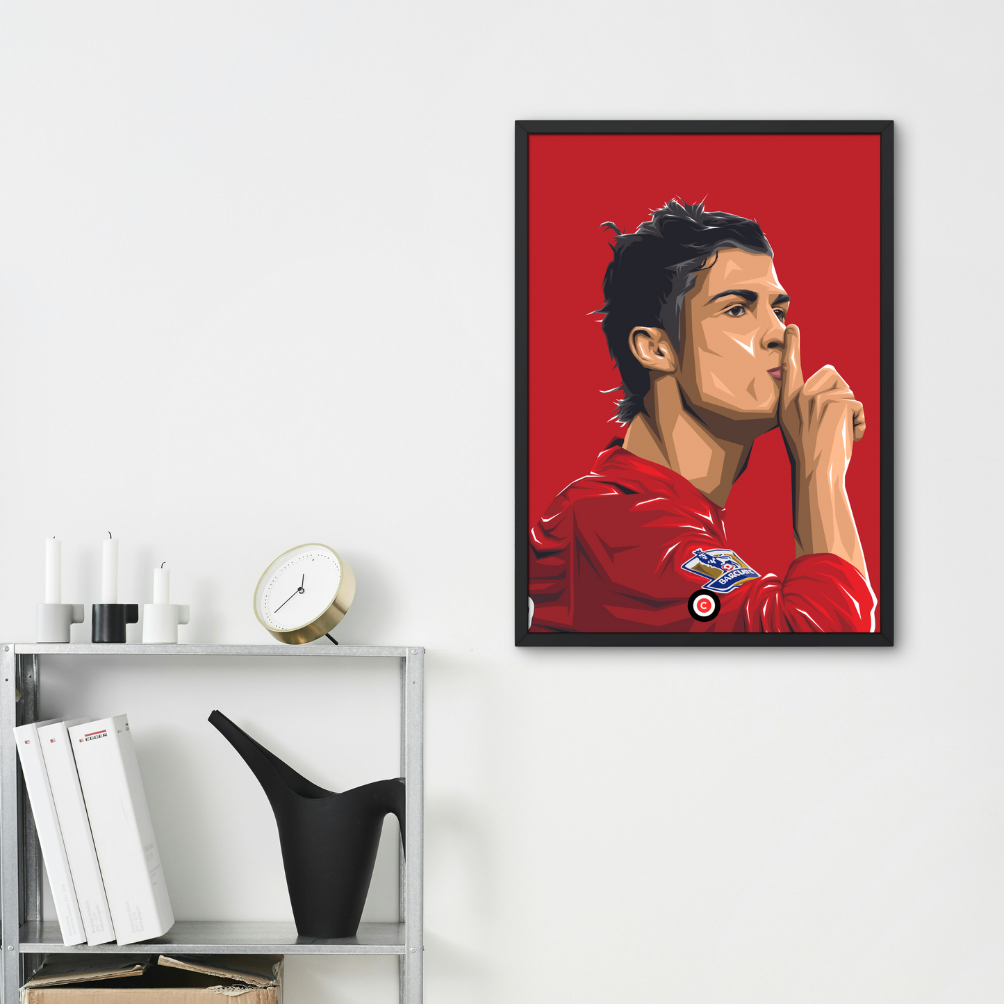 Cristiano Ronaldo celebration- Man United vs Portsmouth - Premium from CatenaccioDesigns - Just €14.50! Shop now at CatenaccioDesigns