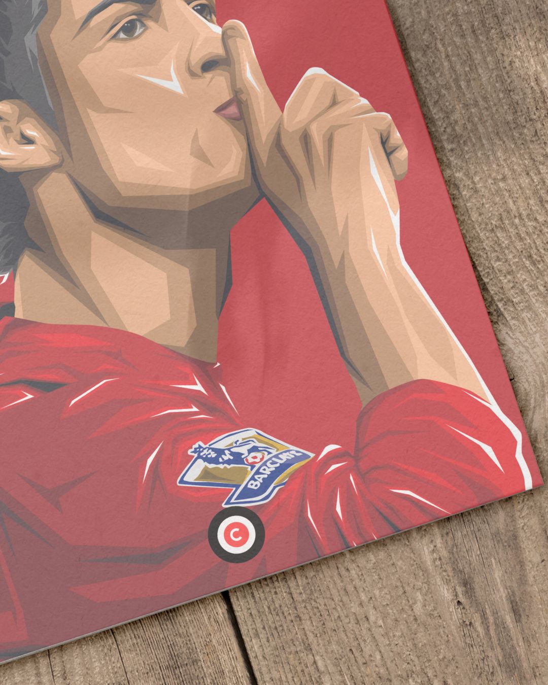 Cristiano Ronaldo celebration- Man United vs Portsmouth - Premium from CatenaccioDesigns - Just €14.50! Shop now at CatenaccioDesigns