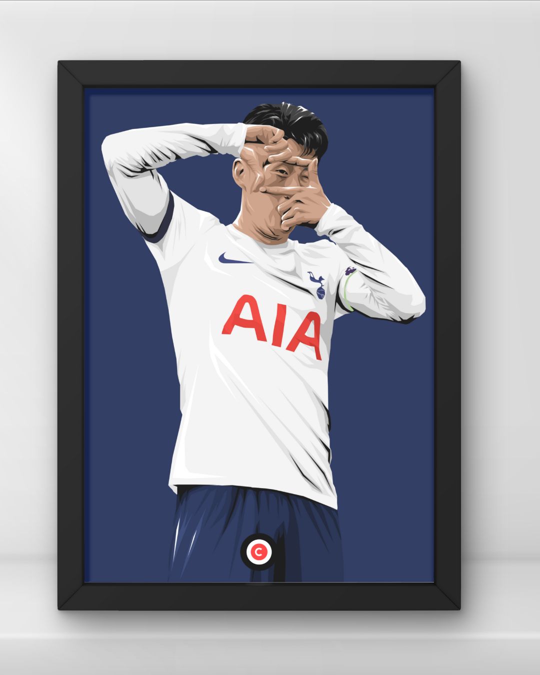 Heung-Min Son celebration- Player Print- Tottenham - Premium from CatenaccioDesigns - Just €14.50! Shop now at CatenaccioDesigns