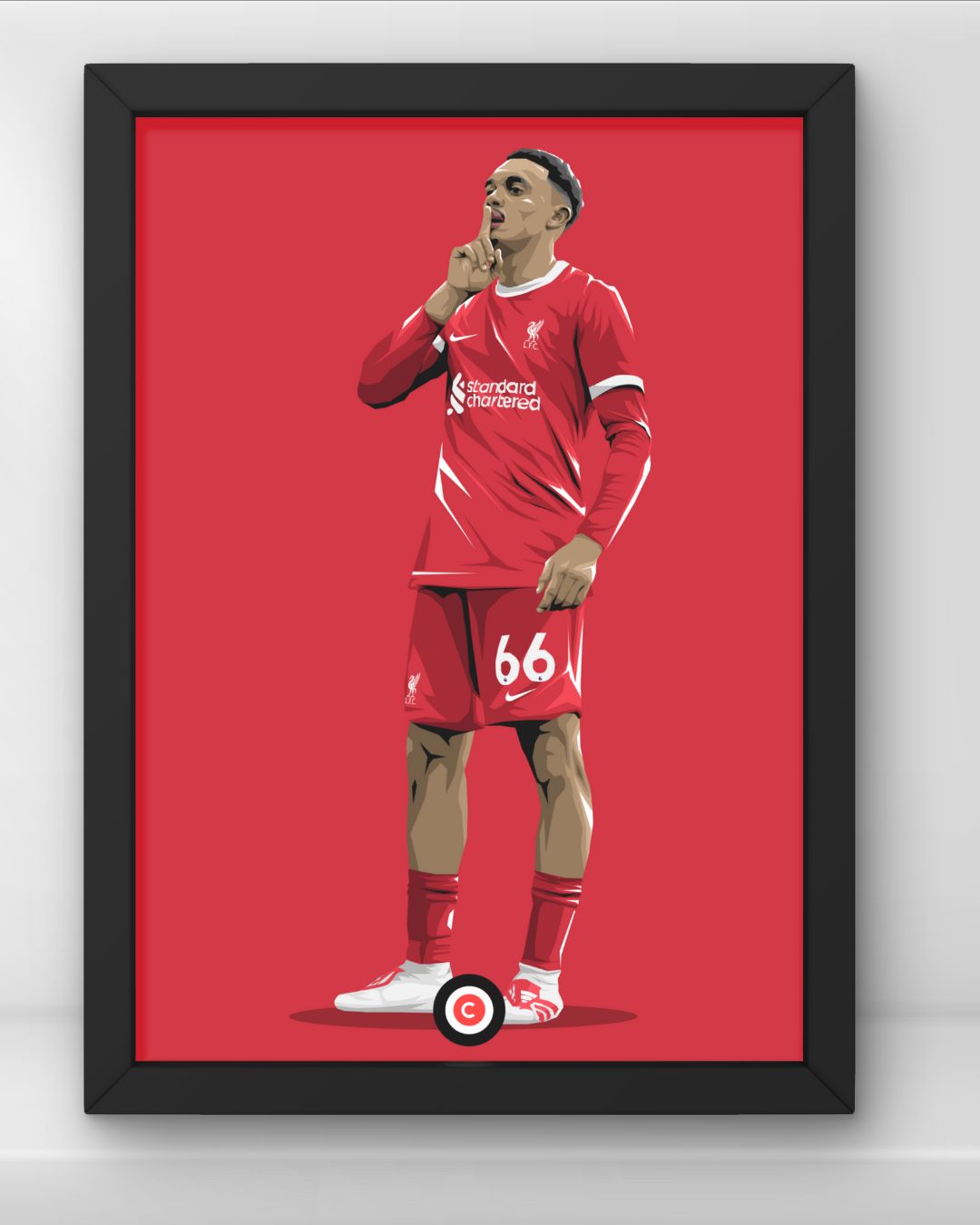 Trent Alexander-Arnold celebration vs Manchester City- Player Print- Liverpool - Premium from CatenaccioDesigns - Just €14.50! Shop now at CatenaccioDesigns