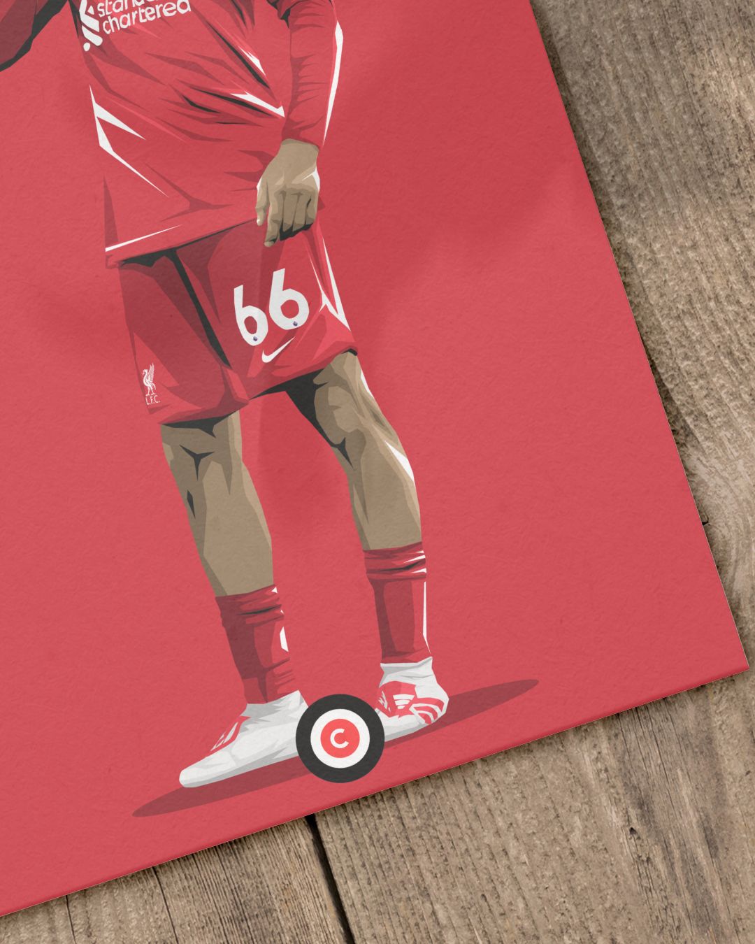 Trent Alexander-Arnold celebration vs Manchester City- Player Print- Liverpool - Premium from CatenaccioDesigns - Just €14.50! Shop now at CatenaccioDesigns