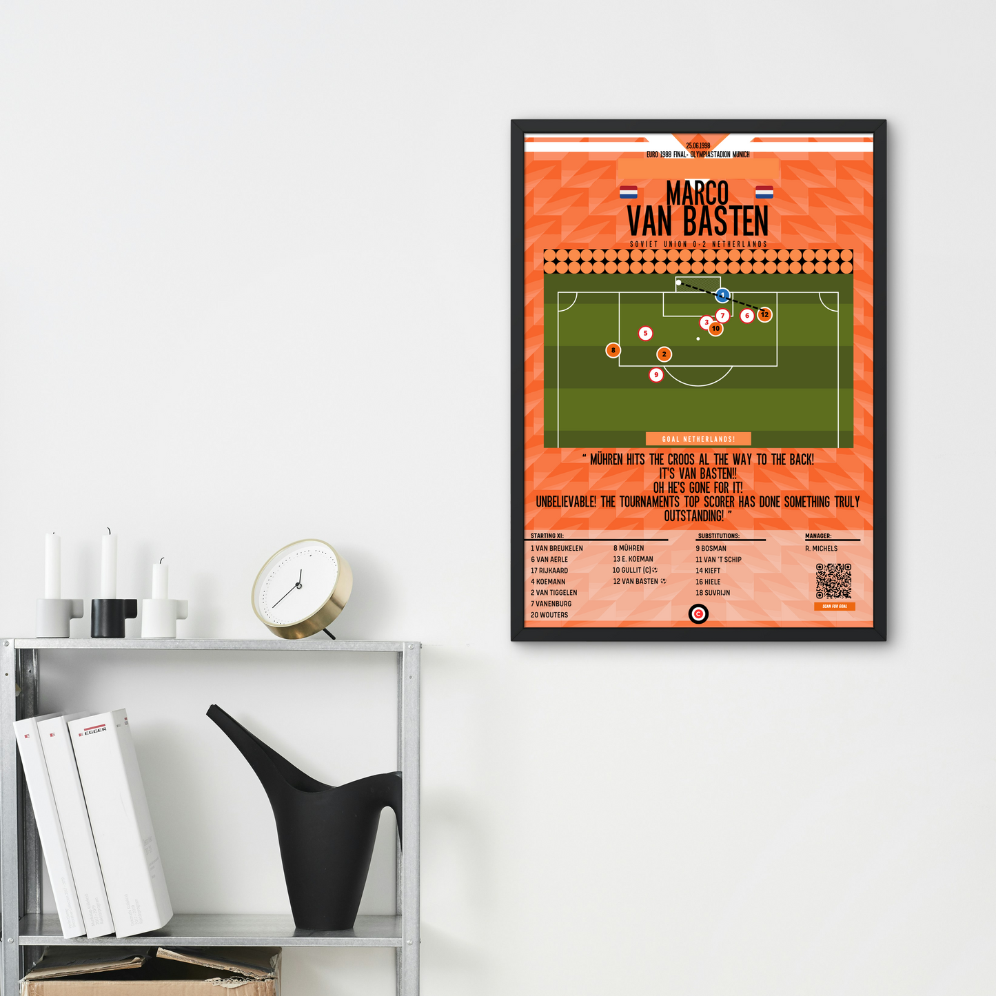 Van Bastens atemberaubendes Tor im EM-Finale 1988 – Niederlande