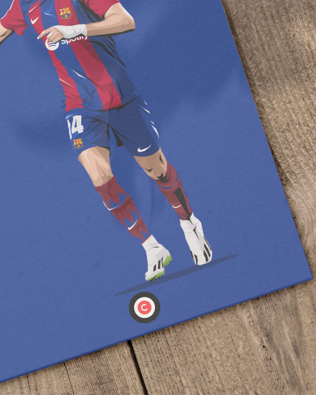 Joao Felix playing for FC Barcelona - Premium Sports collectibles from CatenaccioDesigns - Just €14.50! Shop now at CatenaccioDesigns