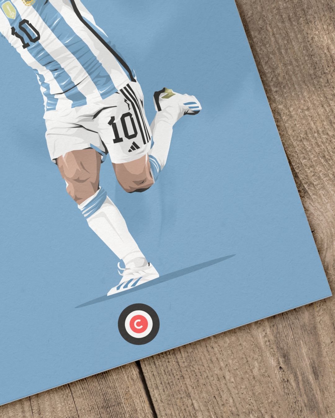 Lionel Messi Player print- Argentina - Premium from CatenaccioDesigns - Just €14.50! Shop now at CatenaccioDesigns