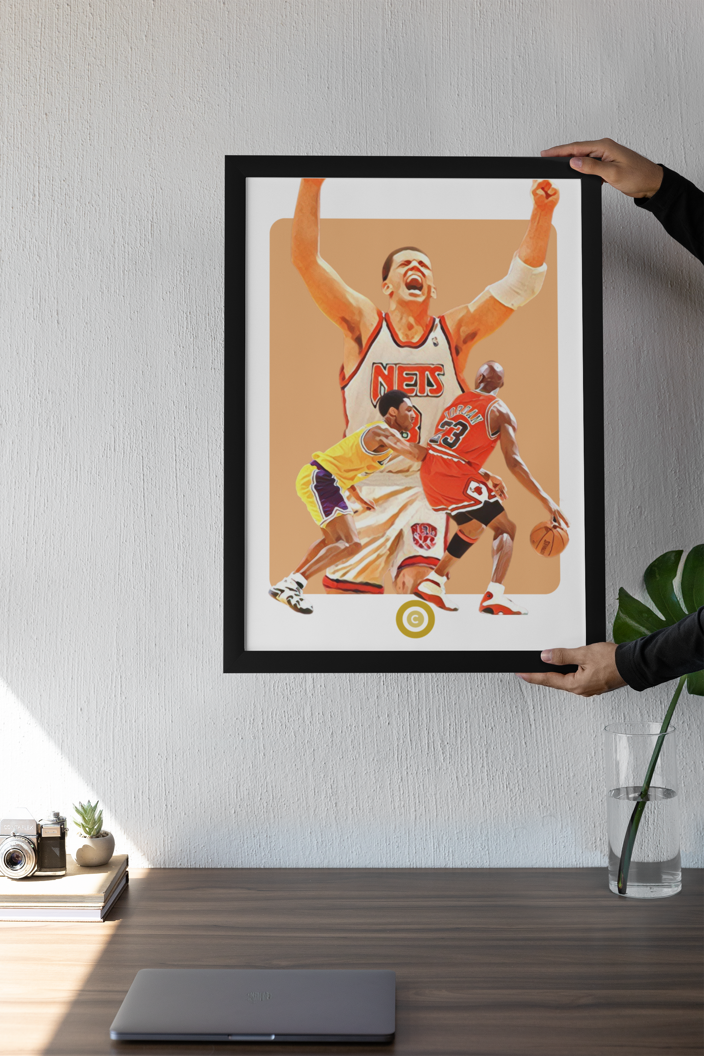 Legende Košarke Poster- Petrović, Bryant, Jordan - Premium from CATENACCIO - Just €14.50! Shop now at CatenaccioDesigns