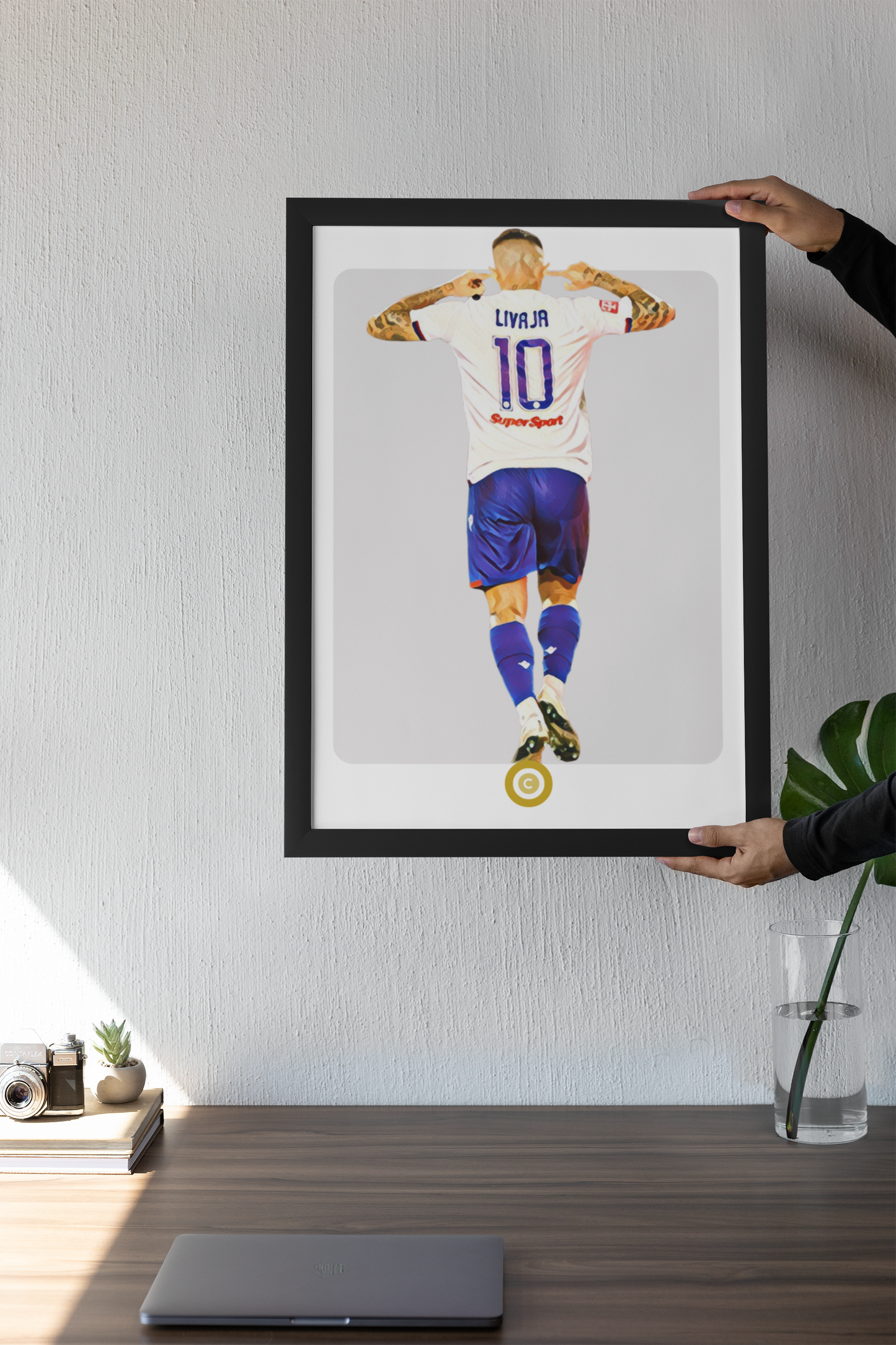 Marko Livaja Print- Dalmatinski Dišpet- Hajduk Split - Premium from CATENACCIO - Just €14.50! Shop now at CatenaccioDesigns