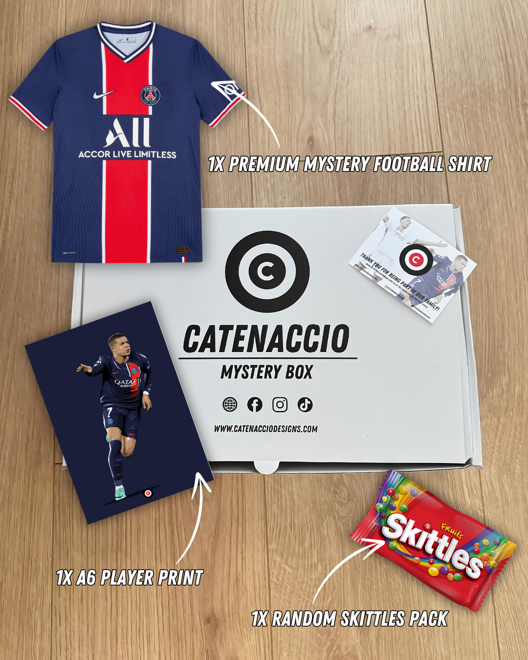 Premium Mystery Shirt Box - Premium from CatenaccioDesigns - Just €53.99! Shop now at CatenaccioDesigns