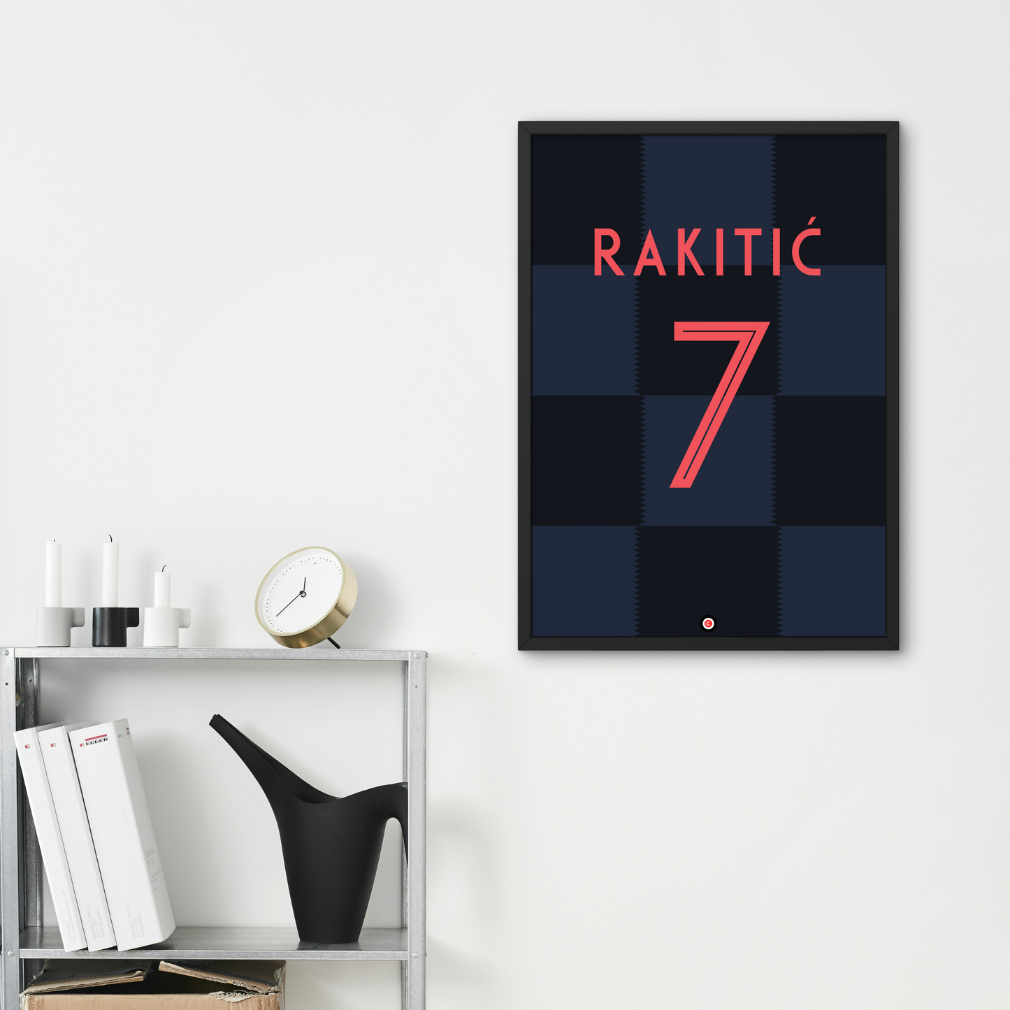 Ivan Rakitić Croatia WC 2018 Kit Poster - Premium Sports collectibles from CatenaccioDesigns - Just €14.50! Shop now at CatenaccioDesigns