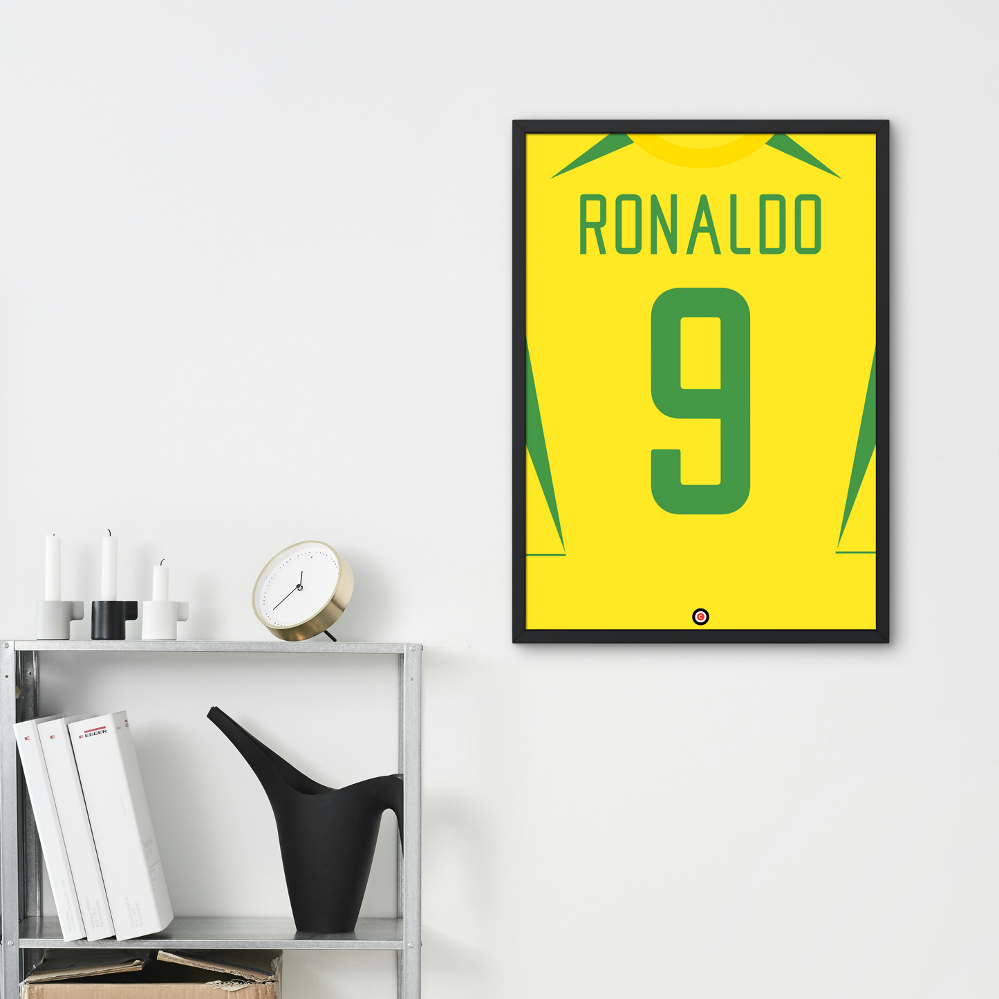 Ronaldo Nazario - Brasil 2002 Kit Poster - Premium Sports collectibles from CatenaccioDesigns - Just €14.50! Shop now at CatenaccioDesigns