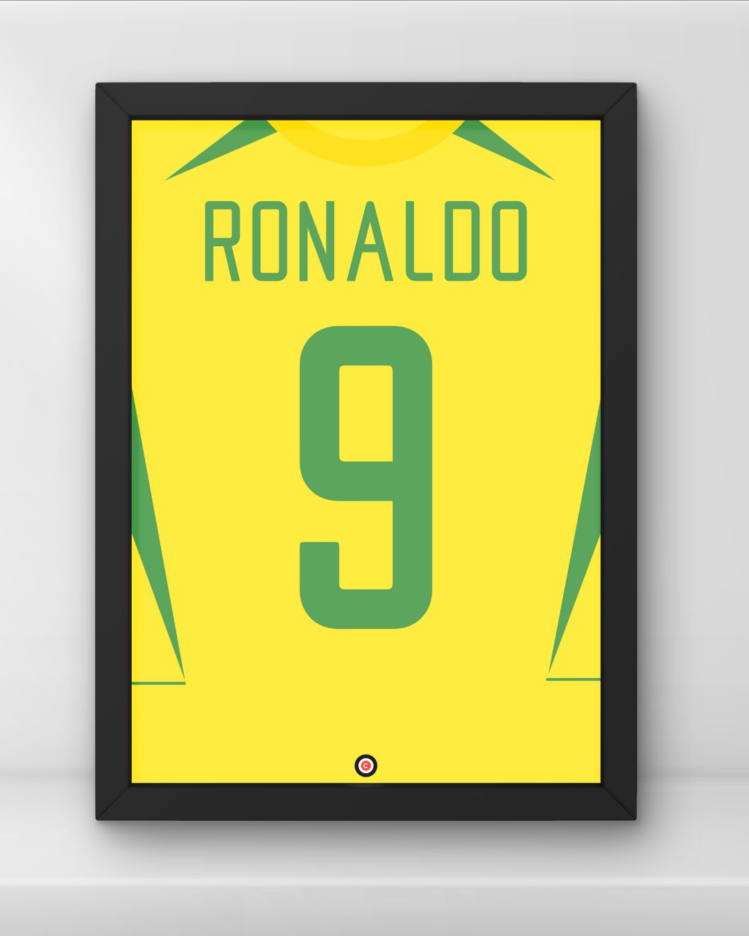 Ronaldo Nazario - Brasil 2002 Kit Poster - Premium Sports collectibles from CatenaccioDesigns - Just €14.50! Shop now at CatenaccioDesigns