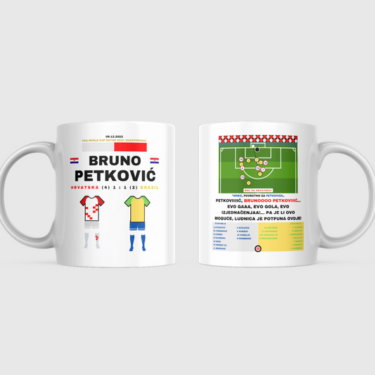 Bruno Petković vs Brasil- FIFA World Cup 2022 Quarterfinal- Croatia - Premium  from CatenaccioDesigns - Just €15.50! Shop now at CatenaccioDesigns