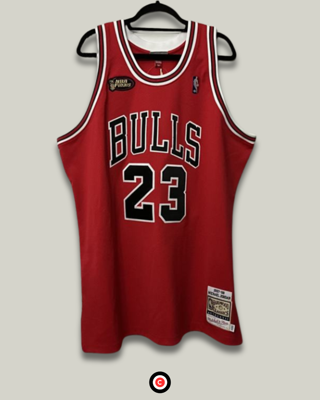 Chicago Bulls 97/98 Jersey (Red/Black) - Premium  from CatenaccioDesigns - Just €60.99! Shop now at CatenaccioDesigns