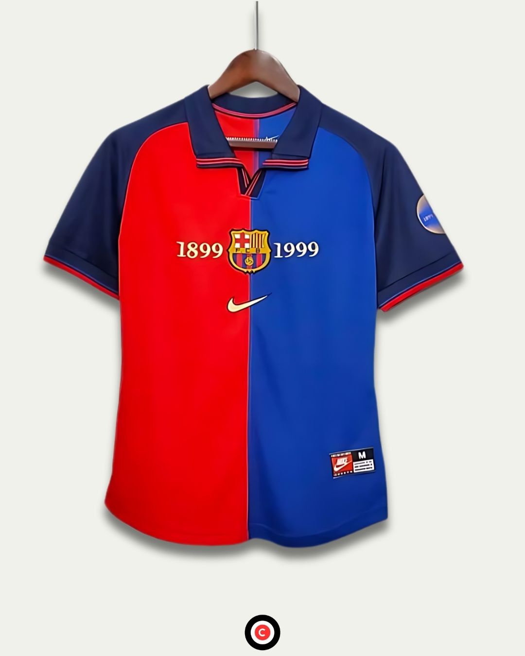 FC Barcelona 1999/2000 Home Kit - Premium  from CatenaccioDesigns - Just €39.64! Shop now at CatenaccioDesigns