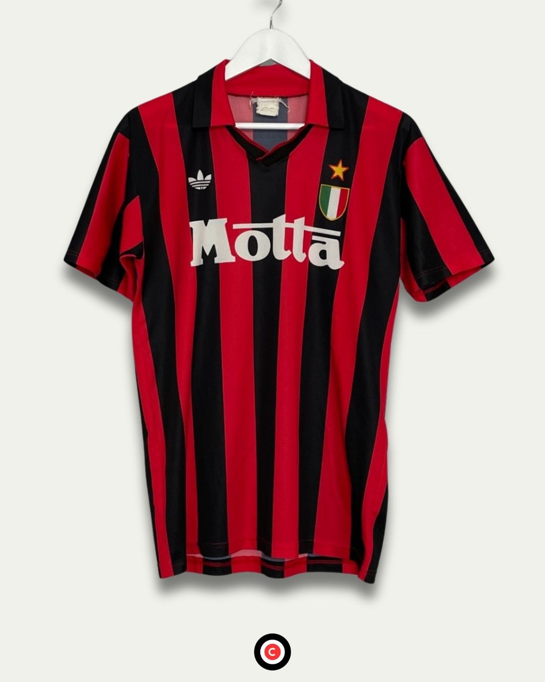 AC Milan 92/93 Home Kit - Premium  from CatenaccioDesigns - Just €39.64! Shop now at CatenaccioDesigns