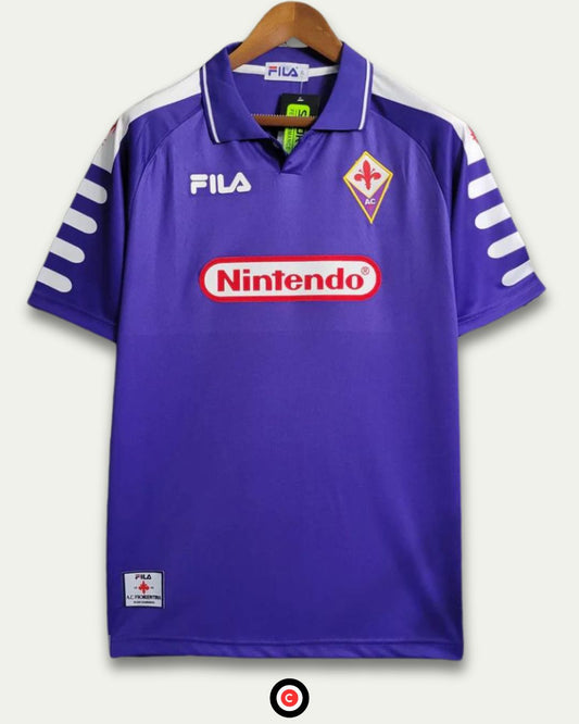 Fiorentina 1998/1999 (Home Kit) - Premium  from CatenaccioDesigns - Just €39.64! Shop now at CatenaccioDesigns