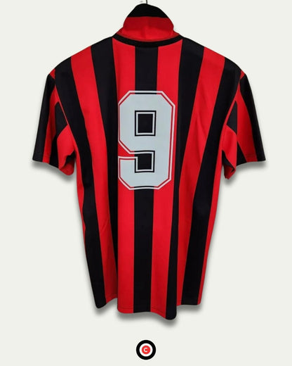 AC Milan 92/93 Home Kit - Premium  from CatenaccioDesigns - Just €39.64! Shop now at CatenaccioDesigns