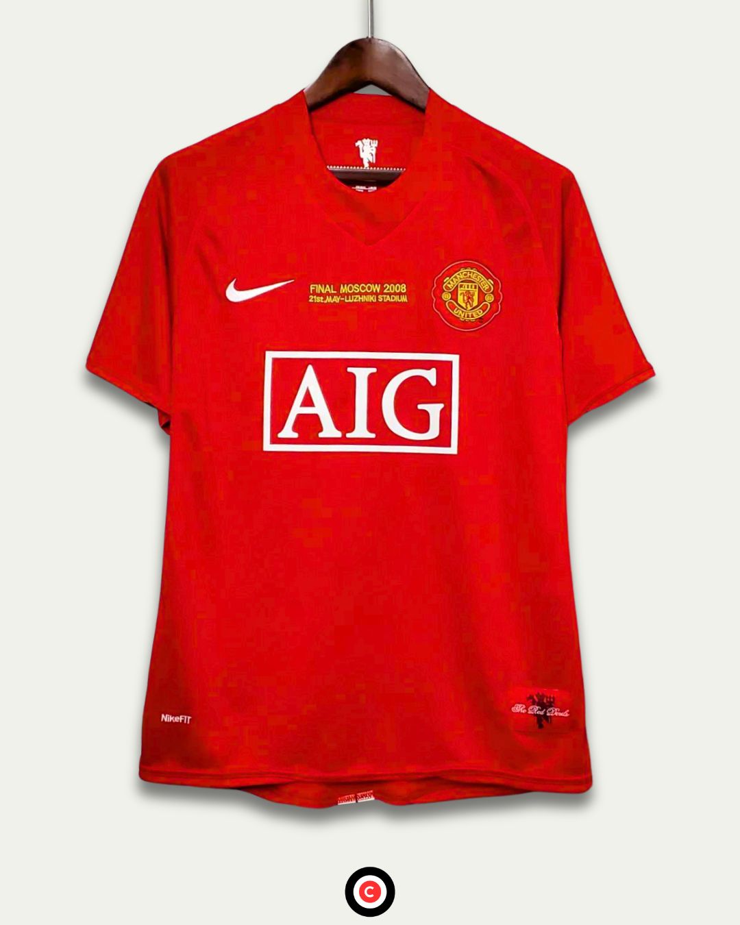 Manchester United 07/08 (Home Kit) - Premium  from CatenaccioDesigns - Just €39.64! Shop now at CatenaccioDesigns